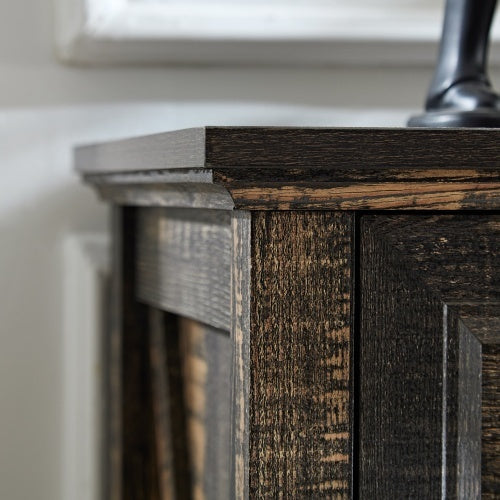 Fiberboard Farmhouse 6-Drawer Bedroom Dresser Inkedjoy