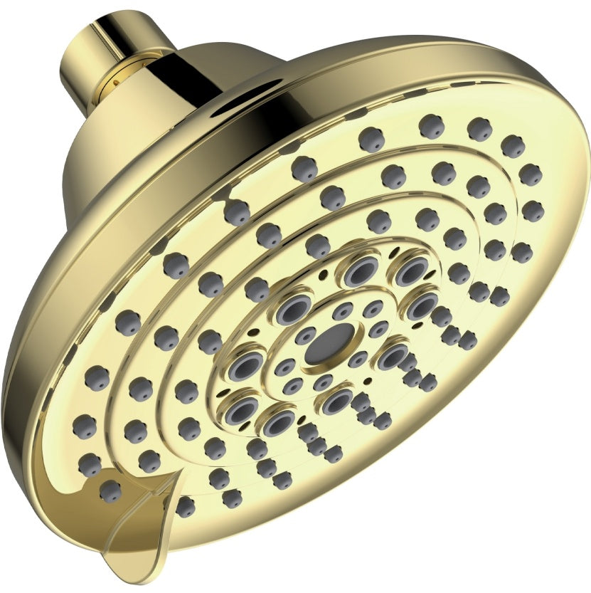 6 Spray Settings High Pressure 5 Rain Fixed Shower head - Brushed Nickel Inkedjoy
