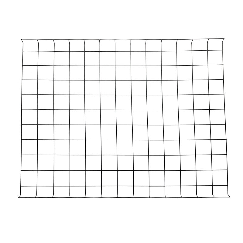 69x49x160cm PE Fabric Flower Room, Black Iron Pipe Pointed Mini Strip, 4-layer Grid Flower Rack With Zipper Roll Door Inkedjoy