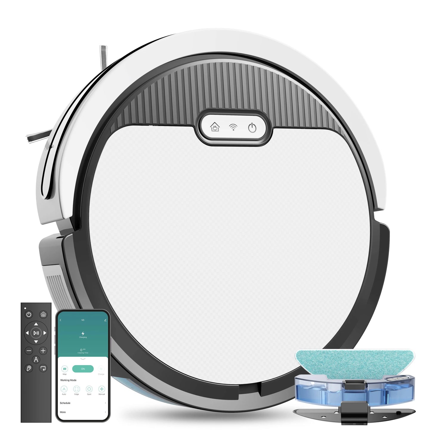 Robot Vacuum And Mop, 3 In 1 Combo Cleaner Inkedjoy