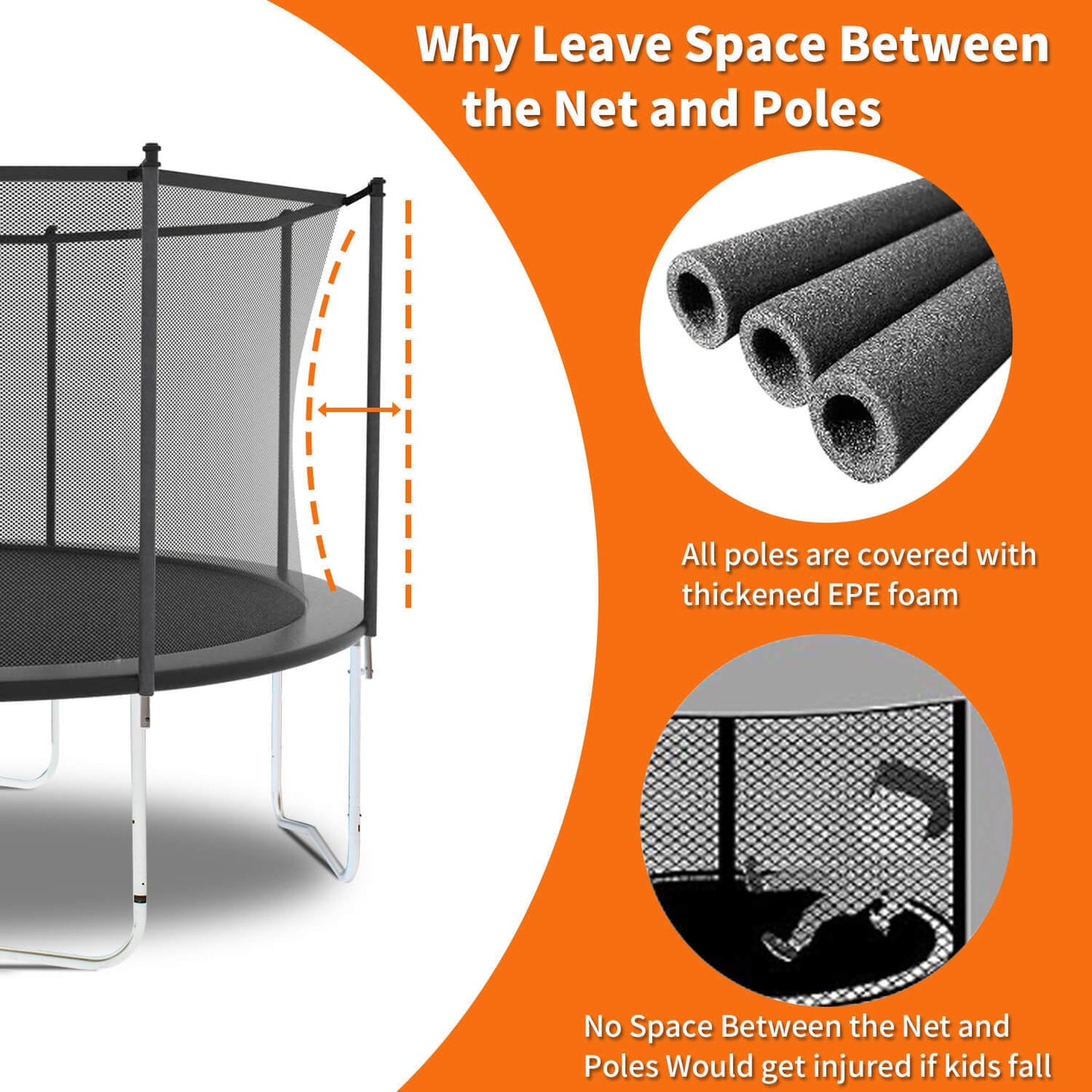 8FT Trampoline With Safety Enclosure My Store