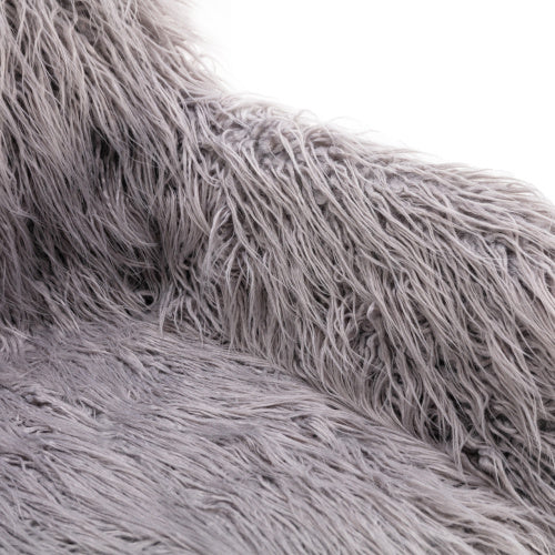 Modern Faux Fur Home Office Chair Inkedjoy