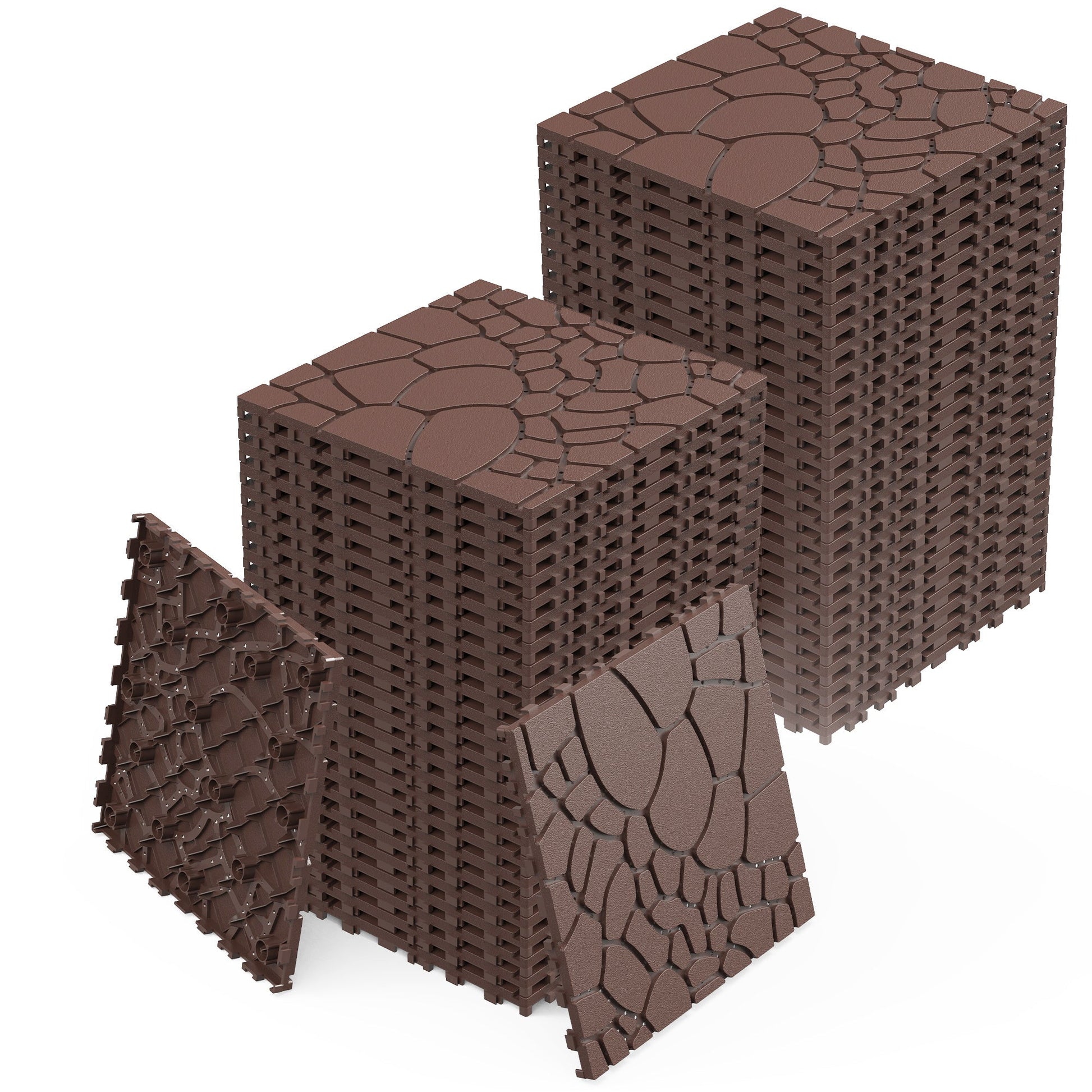 Waterproof, Wear-resistant, DIY Assembly, Garden, Courtyard, Balcony,plastic Flooring Inkedjoy