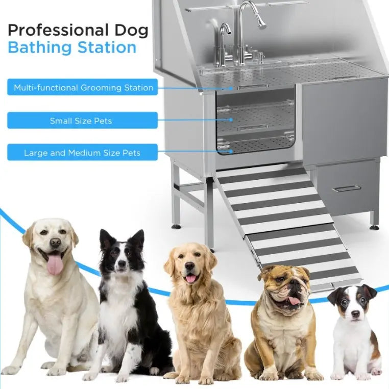 Stainless Steel Dog Bath Table My Store