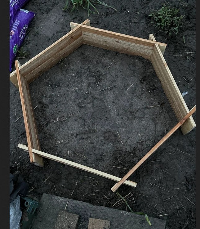 Screwless Raised Garden Bed, Hexagon Planter Box Inkedjoy
