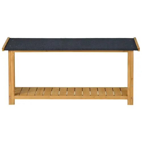 Large Wooden Dog House Outdoor Hut Style With Porch, 2 Doors My Store