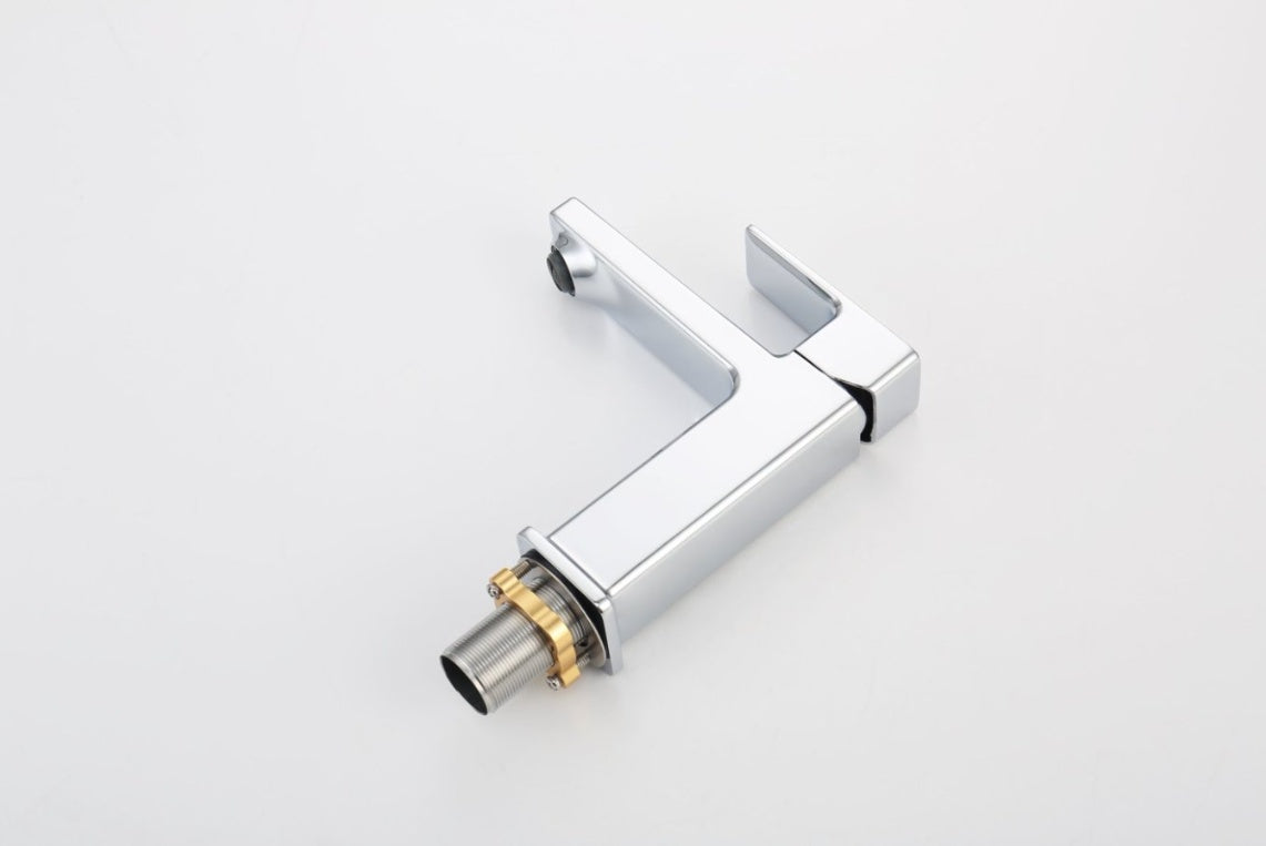 Chrome Single Hole Bathroom Faucet My Store