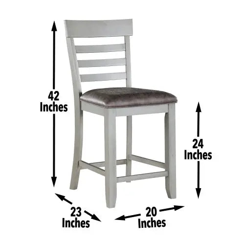 Hyland - Counter Chair Dark Gray My Store