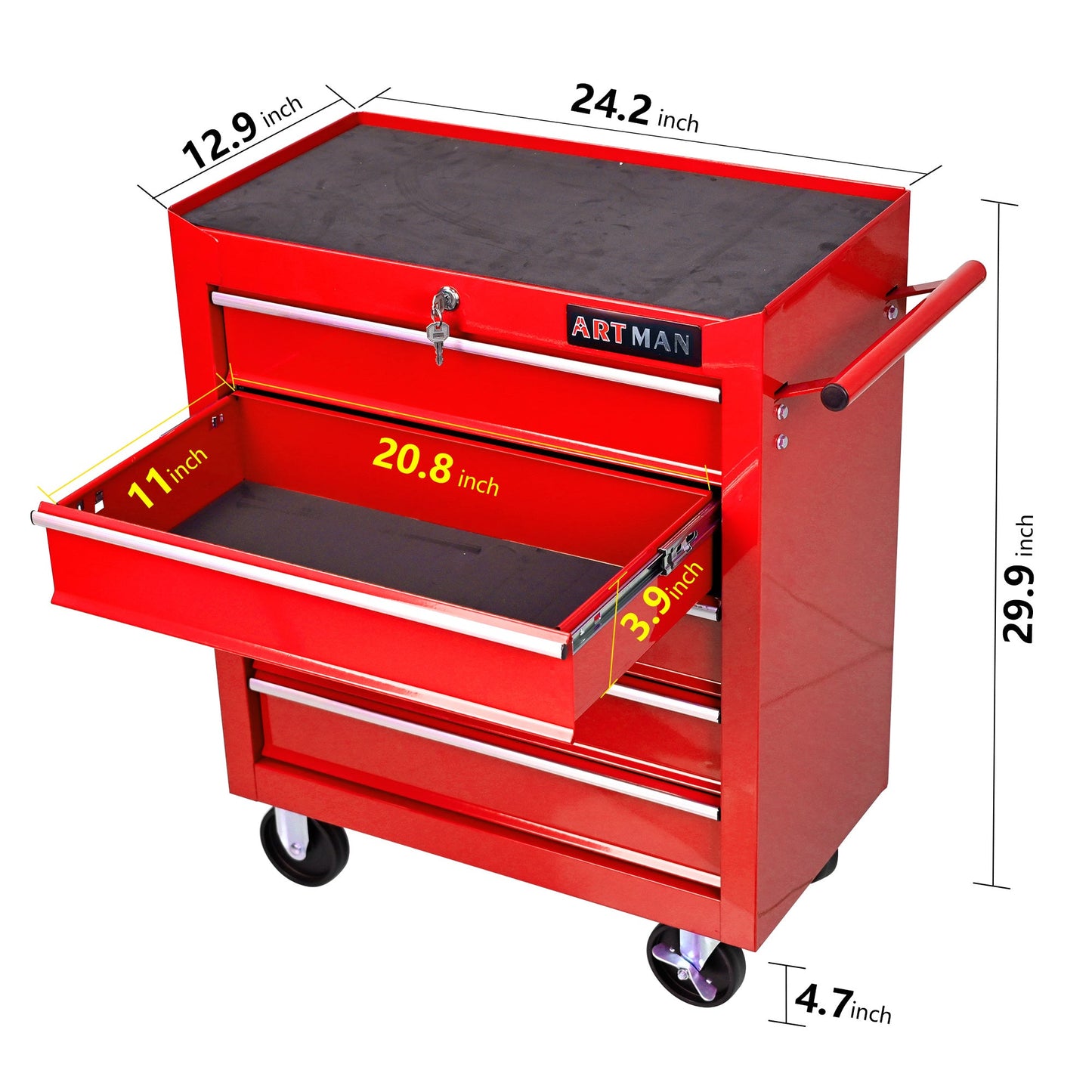 Metal Tool Storage Cart My Store