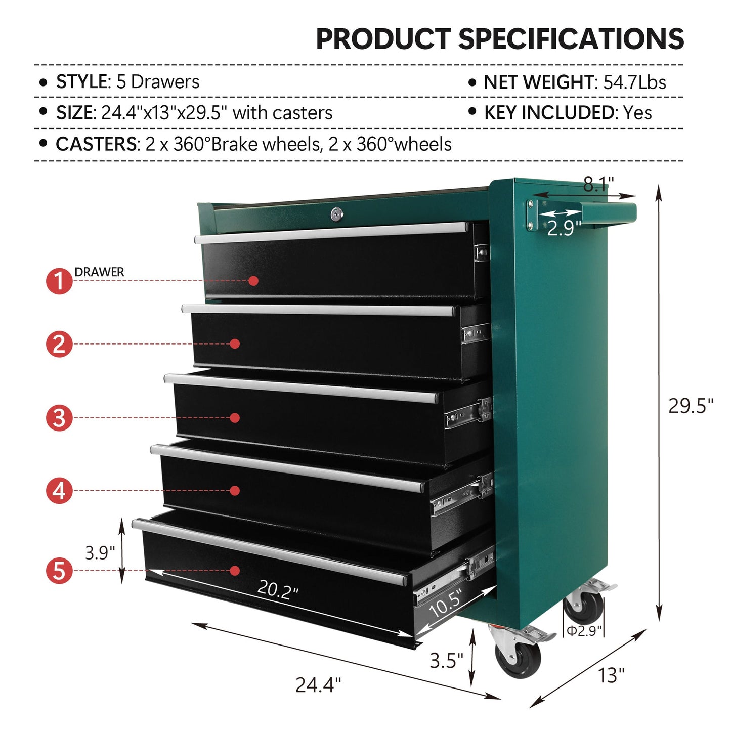 Metal Tool Storage Box My Store