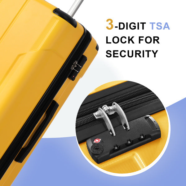 3-piece Luggage Set Inkedjoy