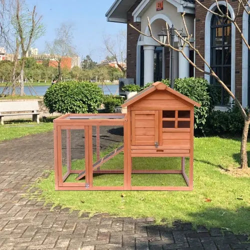 Easy To Assemble Wooden Rabbit House Chicken Coop My Store
