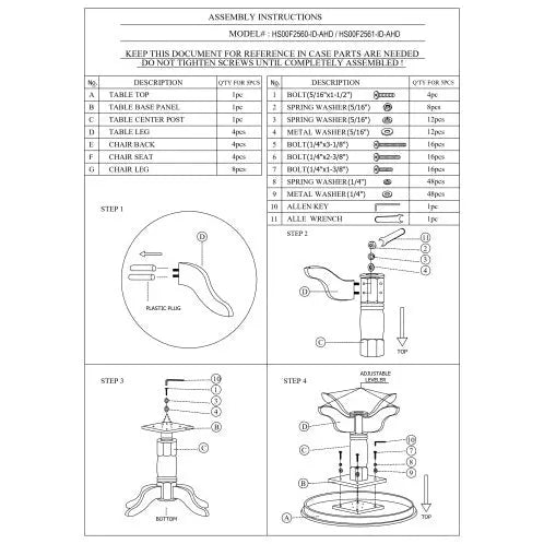Classic Design Dining Room 5pc Set Round Table 4x Side Chairs Black My Store