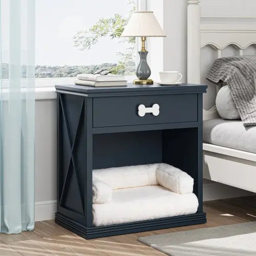 Vintage Small Locker With LED Lights And Pet Bed My Store