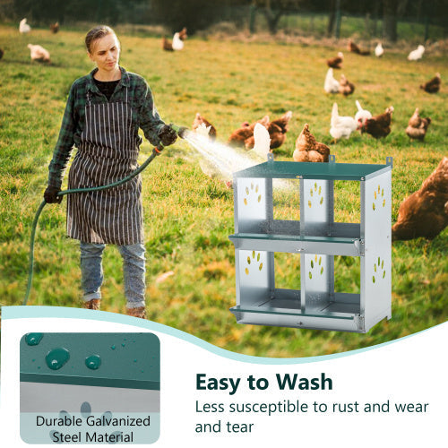 4 Compartment Chicken Nesting Boxes Inkedjoy