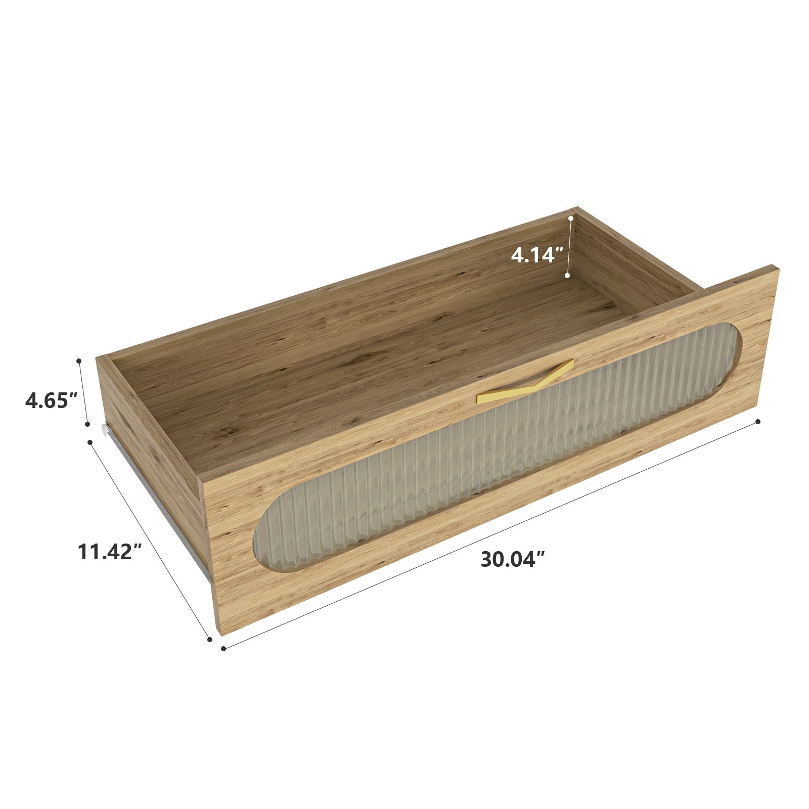 Wood 4 Drawer Dresser Modern Chest My Store