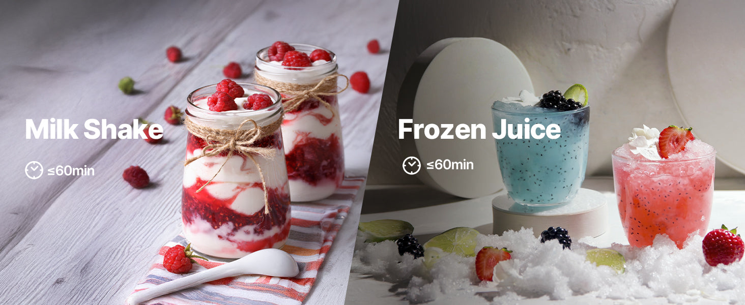 Succebuy 2L Slushie Machine No Ice Needed Margarita Machine with Self-Cleaning Frozen Margaritas Frappés Milkshake for Home Ohberri