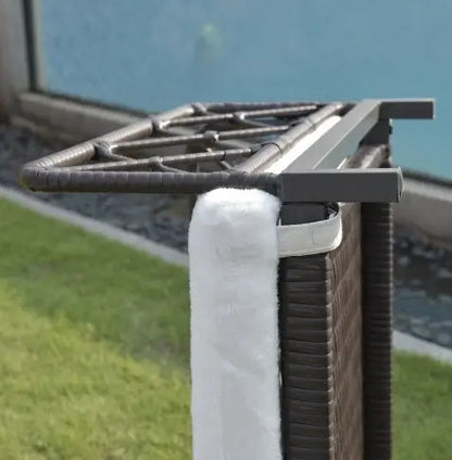 Wicker Rattan Dog Sofa Bed Outdoor Indoor Water Resistant My Store