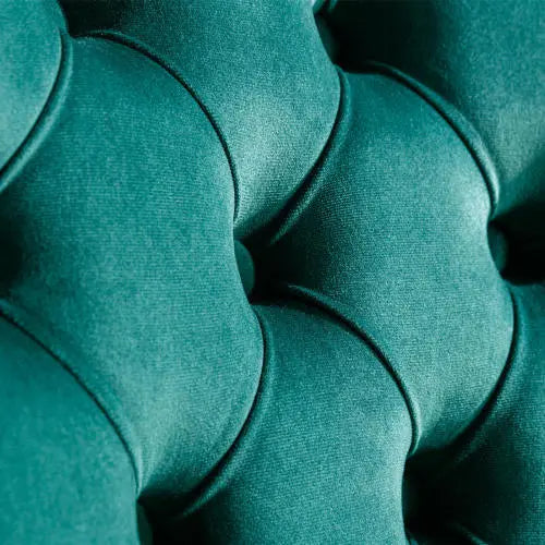 High-end Tufted Solid Wood Contemporary Velvet Upholstered Dining Chair With Golden Stainless Steel Plating Legs,Nailhead Trim,Set Of 2 My Store