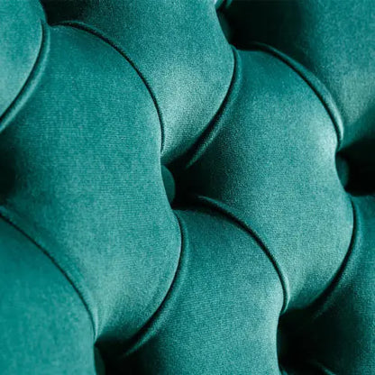 High-end Tufted Solid Wood Contemporary Velvet Upholstered Dining Chair With Golden Stainless Steel Plating Legs,Nailhead Trim,Set Of 2 My Store