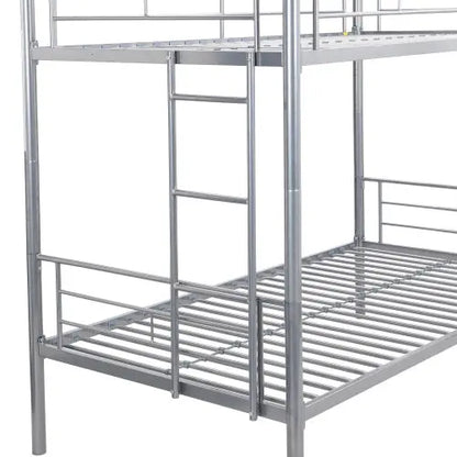 METAL BUNK BED SILVER My Store