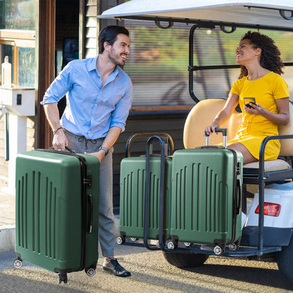 Vertical Stripe Four In One Suitcase Inkedjoy