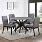 Amy - 5 Piece Dining Set Gray My Store