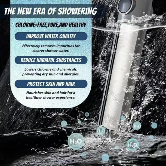 Shower Head Set With Massage Heads, Multiple Filters And Mode-Switching Function For Various Watering Modes Inkedjoy