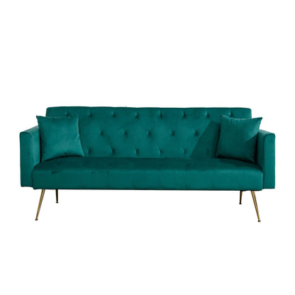 Modern Velvet  Sofa Bed Folding Futon My Store