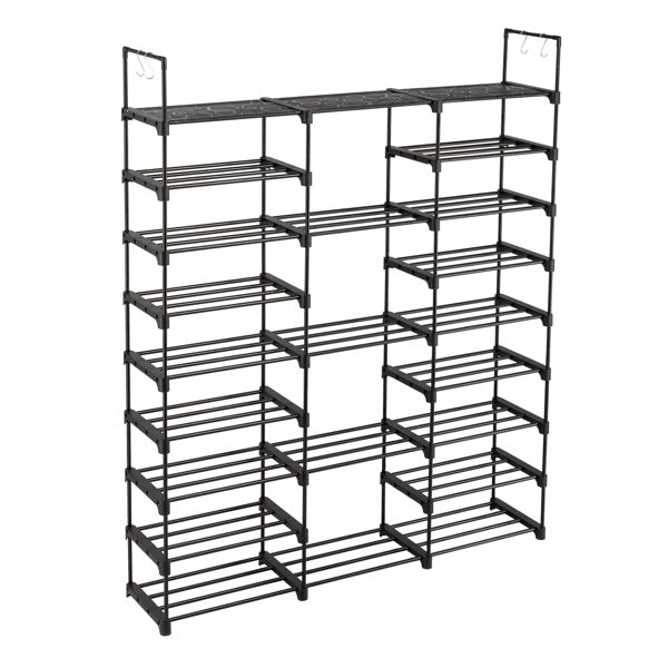 3 Rows And 9 Layers With Hooks Can Hold 50 Pairs Of Shoe Racks Inkedjoy