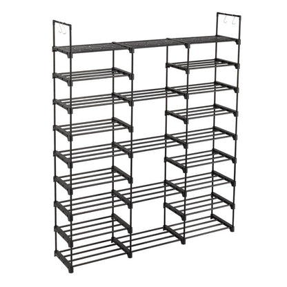3 Rows And 9 Layers With Hooks Can Hold 50 Pairs Of Shoe Racks Inkedjoy