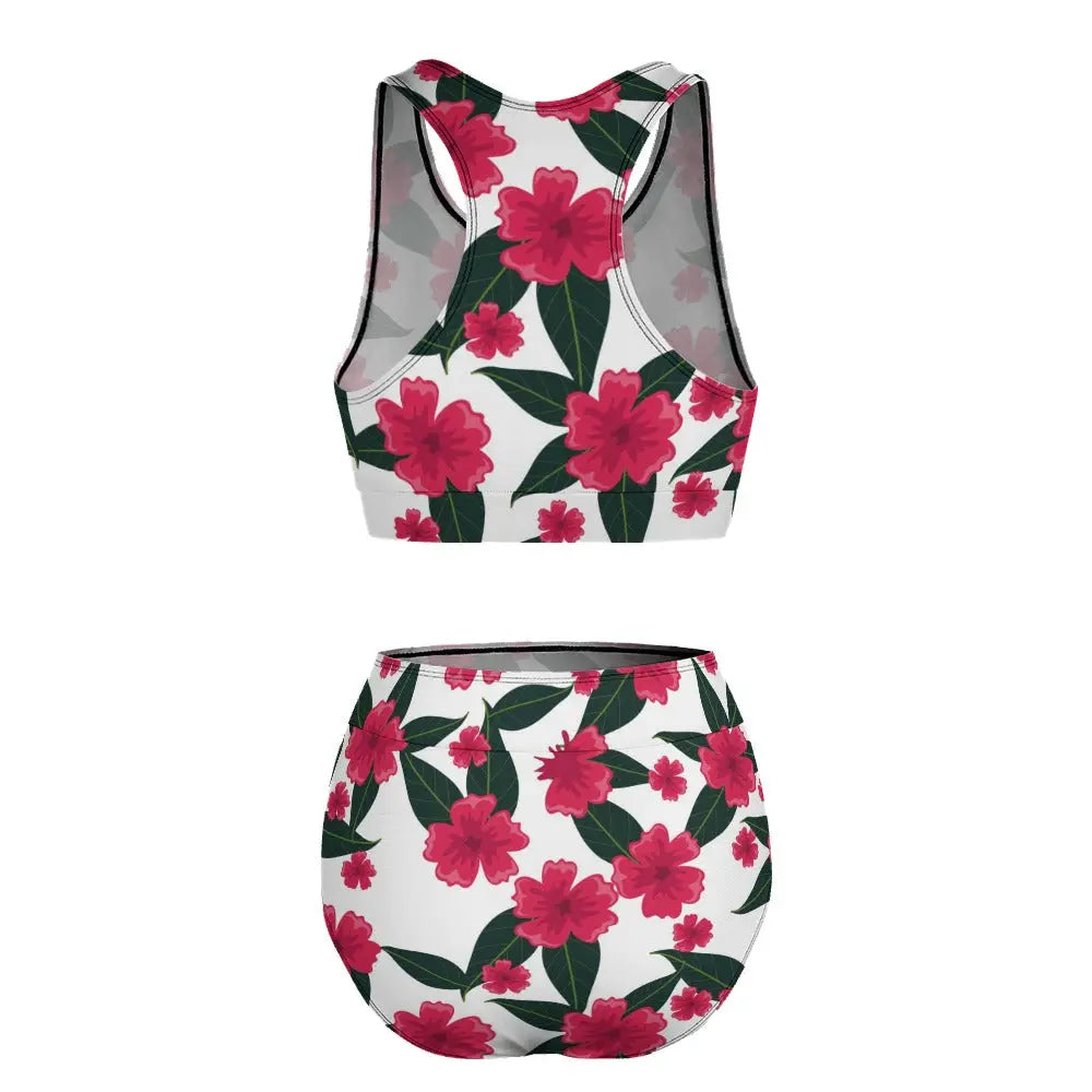 Ladies Two Piece Bikini Swimsuit Inkedjoy