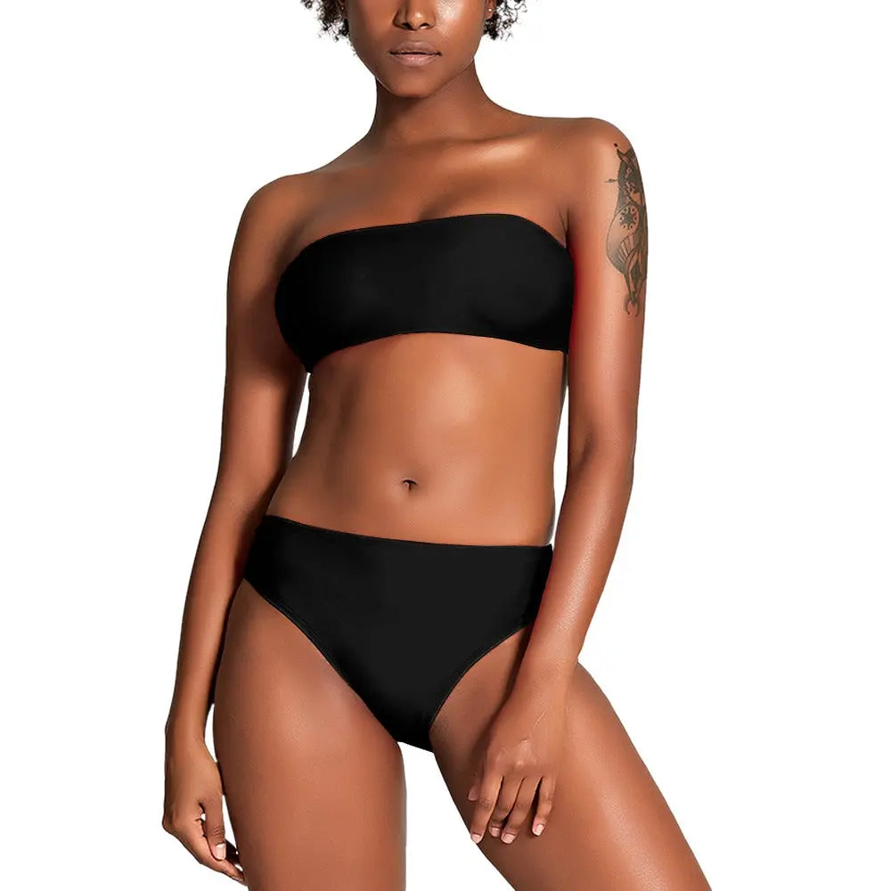 Ladies Two Piece Bikini Swimsuit Inkedjoy