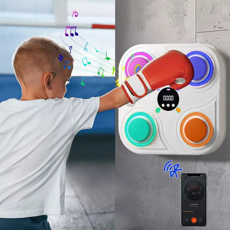Smart Punching Boxing Electronic Music Machine Home Training Bluetooth With LED. My Store