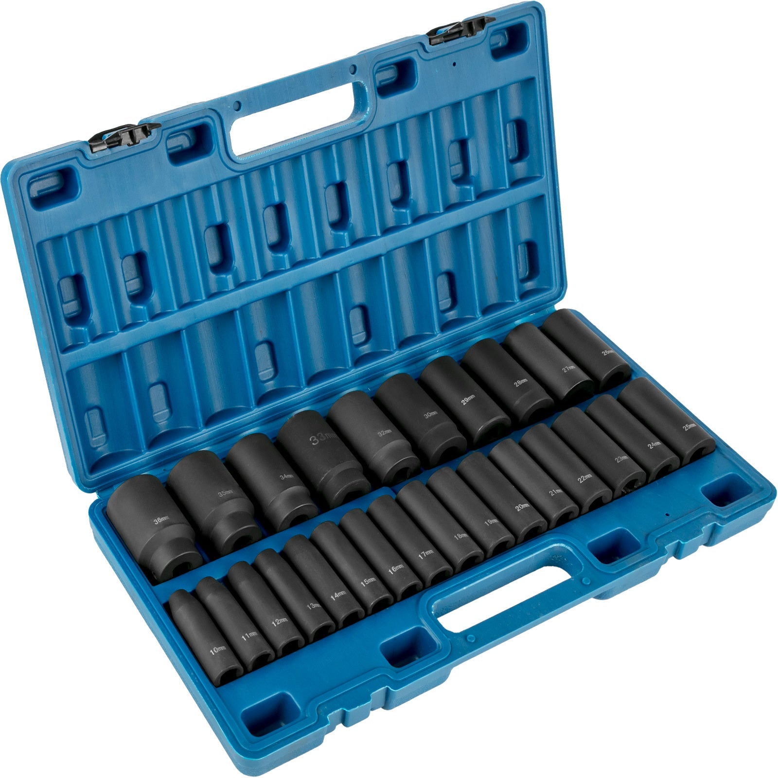 Impact Socket Set 26 Piece Impact Sockets, Deep Socket With A Storage Cage My Store