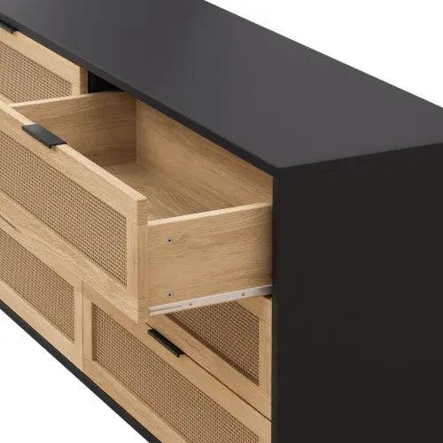 Rattan 6 Drawer Dresser My Store