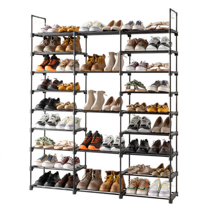 3 Rows And 9 Layers With Hooks Can Hold 50 Pairs Of Shoe Racks Inkedjoy