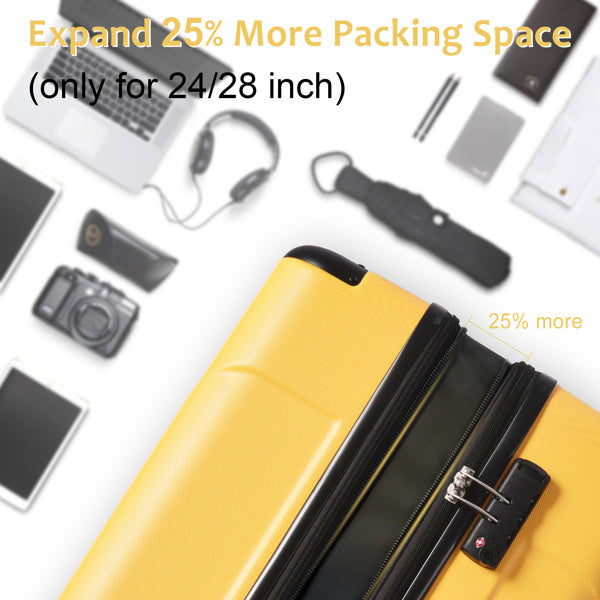 3-piece Luggage Set Inkedjoy