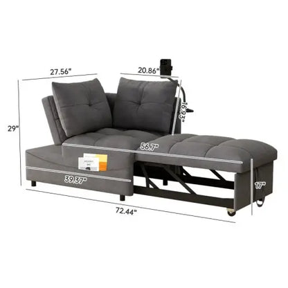 Foldable Sofa Bed In 3 Lengths My Store