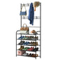Entryway Coat Hat Rack Shoe Storage Inkedjoy