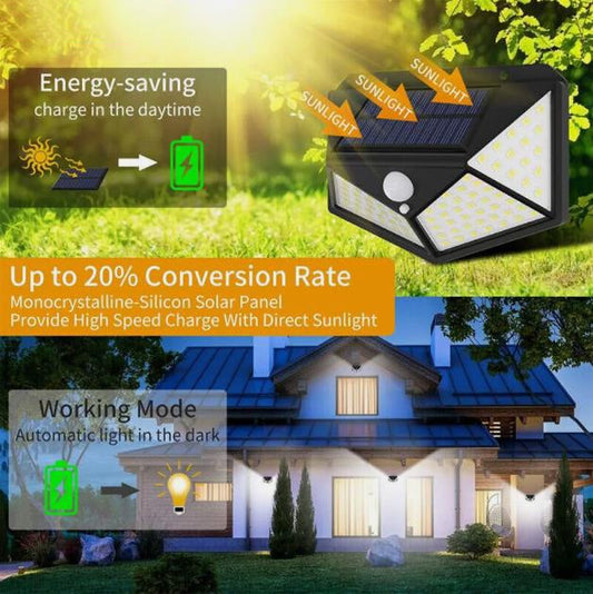 Solar Lights Outdoor Waterproof - Flood Lights With Motion Sensor Inkedjoy