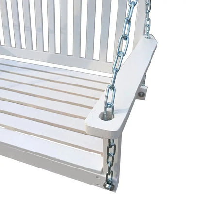 Wooden Bench Swing With Chain My Store