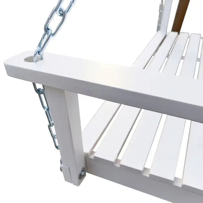 Wooden Bench Swing With Chain My Store