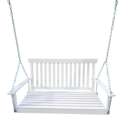 Wooden Bench Swing With Chain My Store