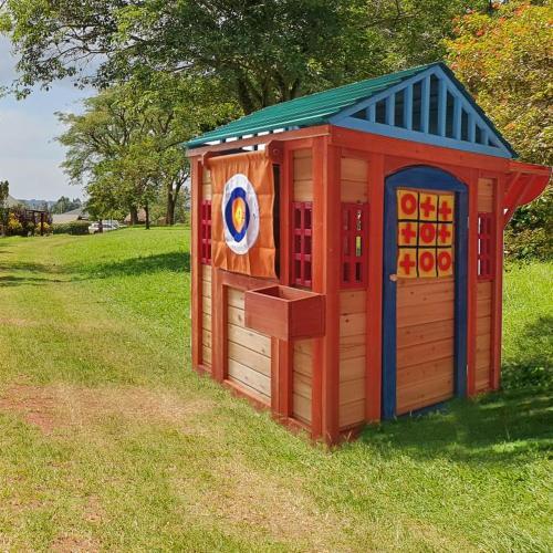 Environmentally Friendly Outdoor Wooden 4-in-1 Game House My Store