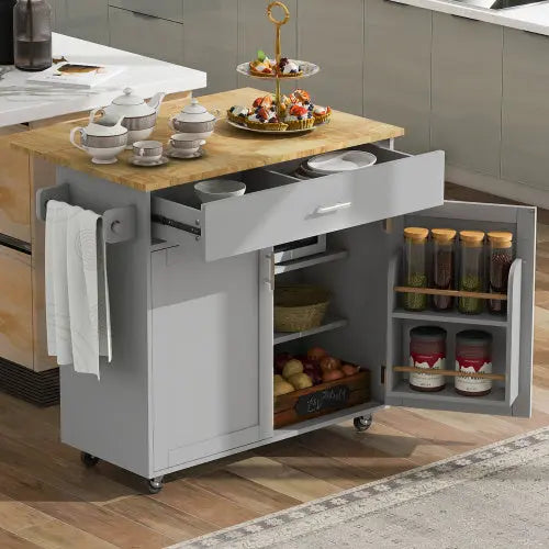 Rolling Kitchen Island With Storage Space My Store