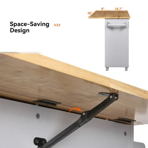Rolling Kitchen Island With Storage Space My Store
