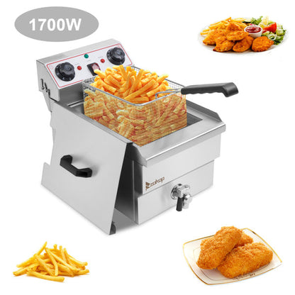 Electric Fryer Silver My Store