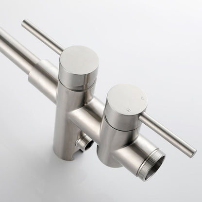 Equipped With Handheld Shower Faucet Inkedjoy
