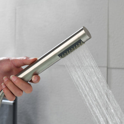 Equipped With Handheld Shower Faucet Inkedjoy